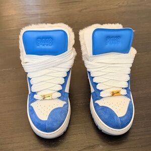 P448 Kids Sneakers in Blue and White